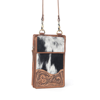 Myra Duneland Rise Handtooled Bag in Brindle Ivory, Myra USA - A Blissfully Beautiful Boutique