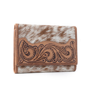Myra Dune Wave Trail Credit Card Holder in Brindle Ivory, Myra USA - A Blissfully Beautiful Boutique