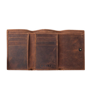 Myra Dune Wave Trail Credit Card Holder in Brindle Ivory, Myra USA - A Blissfully Beautiful Boutique