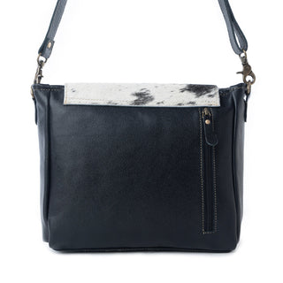 Myra Sagebrush Vale Hairon Leather Concealed Carry Bag in Onyx Frost, Myra USA - A Blissfully Beautiful Boutique