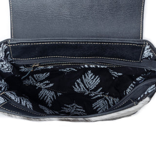 Myra Sagebrush Vale Hairon Leather Concealed Carry Bag in Onyx Frost, Myra USA - A Blissfully Beautiful Boutique