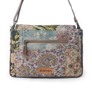 Myra Wildflower Trace Messenger Bag in Sunrise Patch, Myra USA - A Blissfully Beautiful Boutique