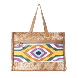 Myra Plains Diamond Weekender Bag in Serape Sable, Myra USA - A Blissfully Beautiful Boutique