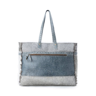 Myra Desert Willow Weekender Bag in Demin Blue, Myra USA - A Blissfully Beautiful Boutique