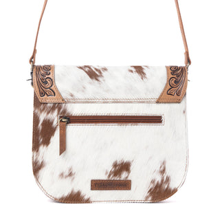 Myra Yellowstone Frontier Ridge Handtooled Bag in Oat Mocha, Myra USA - A Blissfully Beautiful Boutique