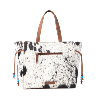 Myra Yellowstone Winter Prairie Handtooled Bag in Ivory Toffee, Myra USA - A Blissfully Beautiful Boutique