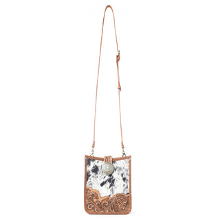 Myra Yellowstone Snowfield Handtooled Bag in Cream Auburn, Myra USA - A Blissfully Beautiful Boutique