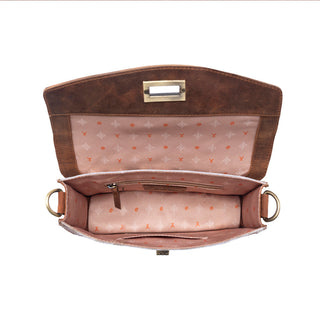 Myra Yellowstone Russet Valley Handtooled Bag in Warm Chestnut, Myra USA - A Blissfully Beautiful Boutique