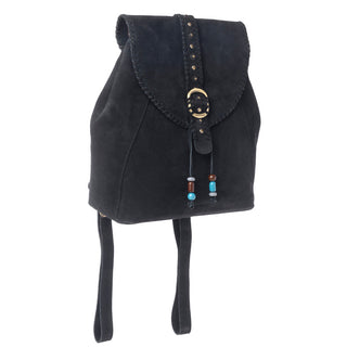 Myra Yellowstone Ironwood Studded Suede Leather Concealed Carry Bag in Shadow Black, Myra USA - A Blissfully Beautiful Boutique