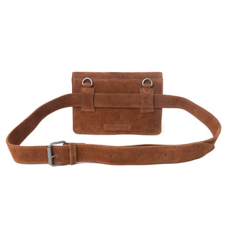 Myra Yellowstone Highland Range Suede Leather Belt Bag in Desert Tan, Myra USA - A Blissfully Beautiful Boutique