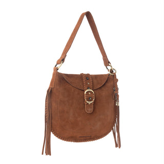 Myra Yellowstone Westbrook Suede Leather Bag in Amber Dusk, Myra USA - A Blissfully Beautiful Boutique