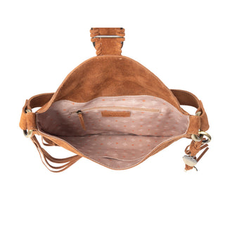 Myra Yellowstone Westbrook Suede Leather Bag in Amber Dusk, Myra USA - A Blissfully Beautiful Boutique