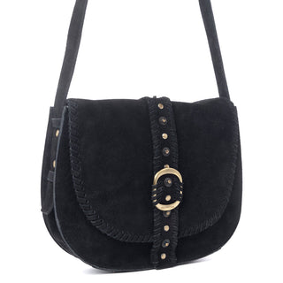 Myra Yellowstone Iron Frontier Suede Leather Bag in Jet Black, Myra USA - A Blissfully Beautiful Boutique