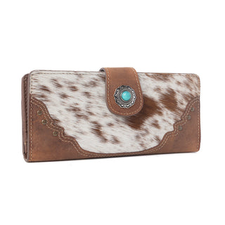 Myra Cedarbar Hairon Leather Women’s Wallet in Honey Drift, Myra USA - A Blissfully Beautiful Boutique