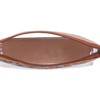 Myra Rodeo Frontier Clear Bag in Bridle Biscuit, Myra USA - A Blissfully Beautiful Boutique
