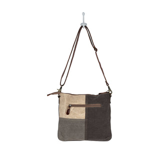 Myra Seeds of Love Crossbody Bag - Vintage Patch Leather Shoulder Bag with Zippered Pockets for Western Style, Myra USA - A Blissfully Beautiful Boutique