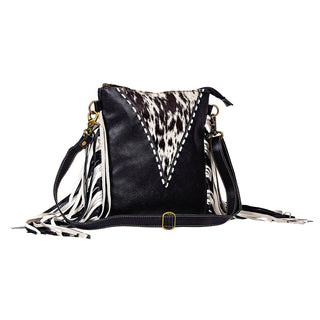 Myra Chilton Draw Hairon Concealed Carry Bag – Stylish Cowhide & Leather Crossbody with Adjustable Leather Strap, Myra USA - A Blissfully Beautiful Boutique