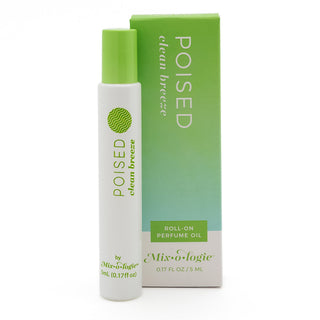 Poised (Clean Breeze) | Rollerball Perfume Oil Roll-On, MIXOLOGIE - A Blissfully Beautiful Boutique