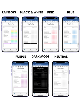 Digital Phone Planner Social Media Widgets