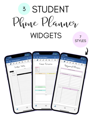 10 Phone Planner Widget Packs, Jessica Autumn - A Blissfully Beautiful Boutique