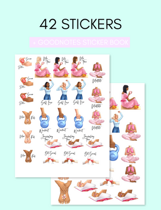 Self Care Stickers, Jessica Autumn - A Blissfully Beautiful Boutique