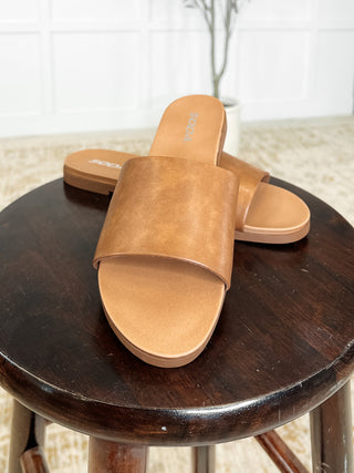 Sole Mate Slip on Sandals in Tan, Ave Shops - A Blissfully Beautiful Boutique