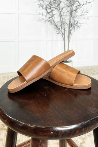 Sole Mate Slip on Sandals in Tan, Ave Shops - A Blissfully Beautiful Boutique