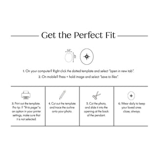 Starburst Locket Necklace