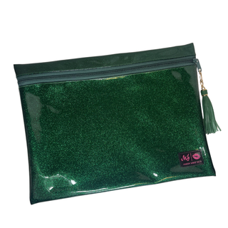 Stardust Emerald, Makeup Junkie Bags - A Blissfully Beautiful Boutique