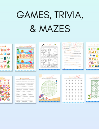Summer Activity Pack for Kids!