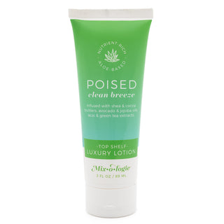 Poised (Clean Breeze) | Top Shelf Luxury Lotion (3 Fl. Oz), MIXOLOGIE - A Blissfully Beautiful Boutique