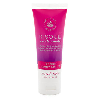 Risqué (exotic woods) | Top Shelf Luxury Lotion (3 Fl. Oz), MIXOLOGIE - A Blissfully Beautiful Boutique