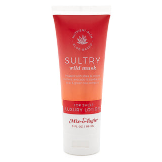 Sultry (Wild Musk) | Top Shelf Lotion (3 Fl. Oz), MIXOLOGIE - A Blissfully Beautiful Boutique