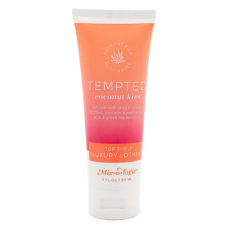 Tempted (coconut kiss) | Top Shelf Lotion (3 Fl. Oz), MIXOLOGIE - A Blissfully Beautiful Boutique