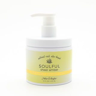 Soulful (sheer amber) Top Shelf Luxury Lotion (16 Fl. Oz. Tub), MIXOLOGIE - A Blissfully Beautiful Boutique