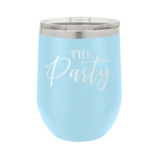 The Party Light Blue 12oz Insulated Tumbler