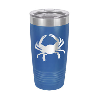 Crab Royal Blue 20oz Insulated Tumbler