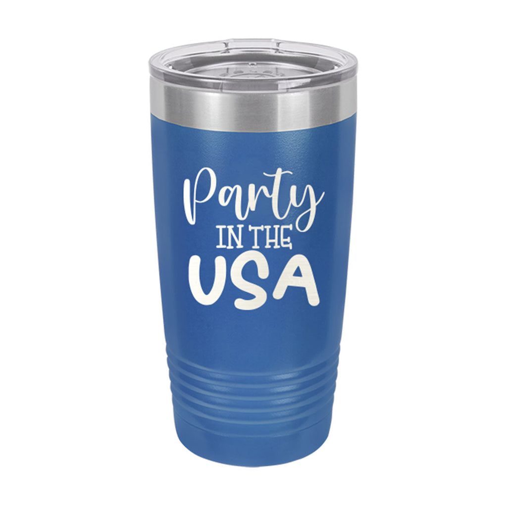 Party in the USA 20oz Insulated Wine Tumbler | A Blissfully Beautiful ...