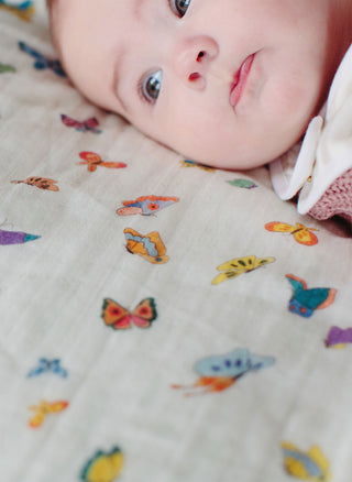 Madame Butterfly Shawl Blanket