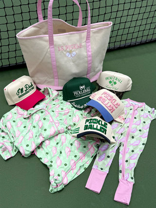 Pickleball - Short Pajama Set, KenzKustomz - A Blissfully Beautiful Boutique