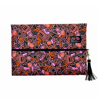 Trick or Treat Doodle, Makeup Junkie Bags - A Blissfully Beautiful Boutique