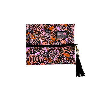 Trick or Treat Doodle, Makeup Junkie Bags - A Blissfully Beautiful Boutique