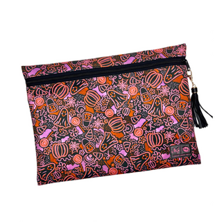 Trick or Treat Doodle, Makeup Junkie Bags - A Blissfully Beautiful Boutique