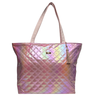 Blush Luster Tote, Makeup Junkie Bags - A Blissfully Beautiful Boutique