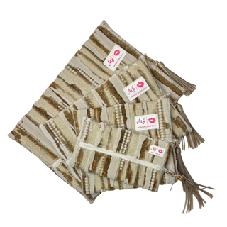 Ivory Cashmere, Makeup Junkie Bags - A Blissfully Beautiful Boutique