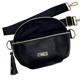 MJ Luxe Sidekick Bag Oynx Noir, Makeup Junkie Bags - A Blissfully Beautiful Boutique
