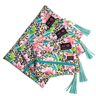 Wild About Floral, Makeup Junkie Bags - A Blissfully Beautiful Boutique
