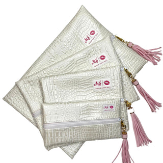 Shade of Pearl, Makeup Junkie Bags - A Blissfully Beautiful Boutique