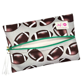 Sports Fan Football, Makeup Junkie Bags - A Blissfully Beautiful Boutique