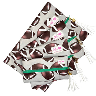 Sports Fan Football, Makeup Junkie Bags - A Blissfully Beautiful Boutique